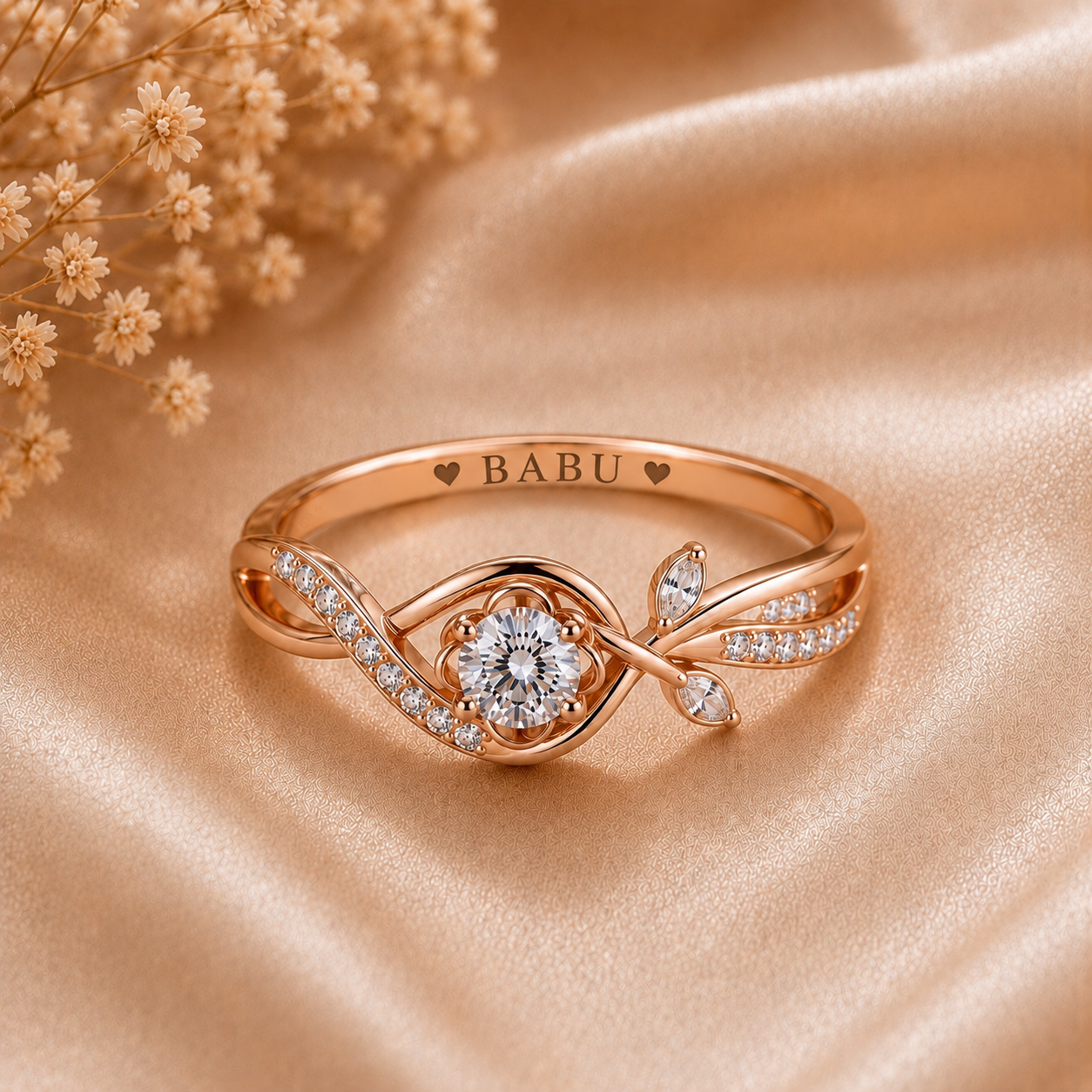 BABU Rose Gold Ring