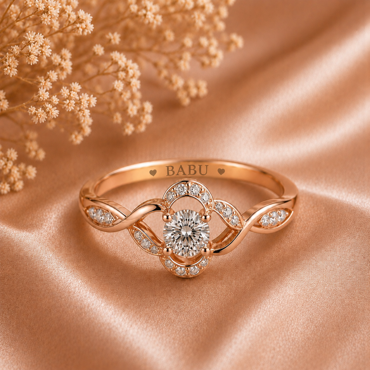 BABU Royal Infinity Spark Ring