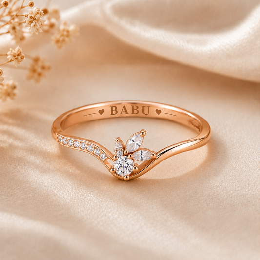 BABU Blossom Spark Ring