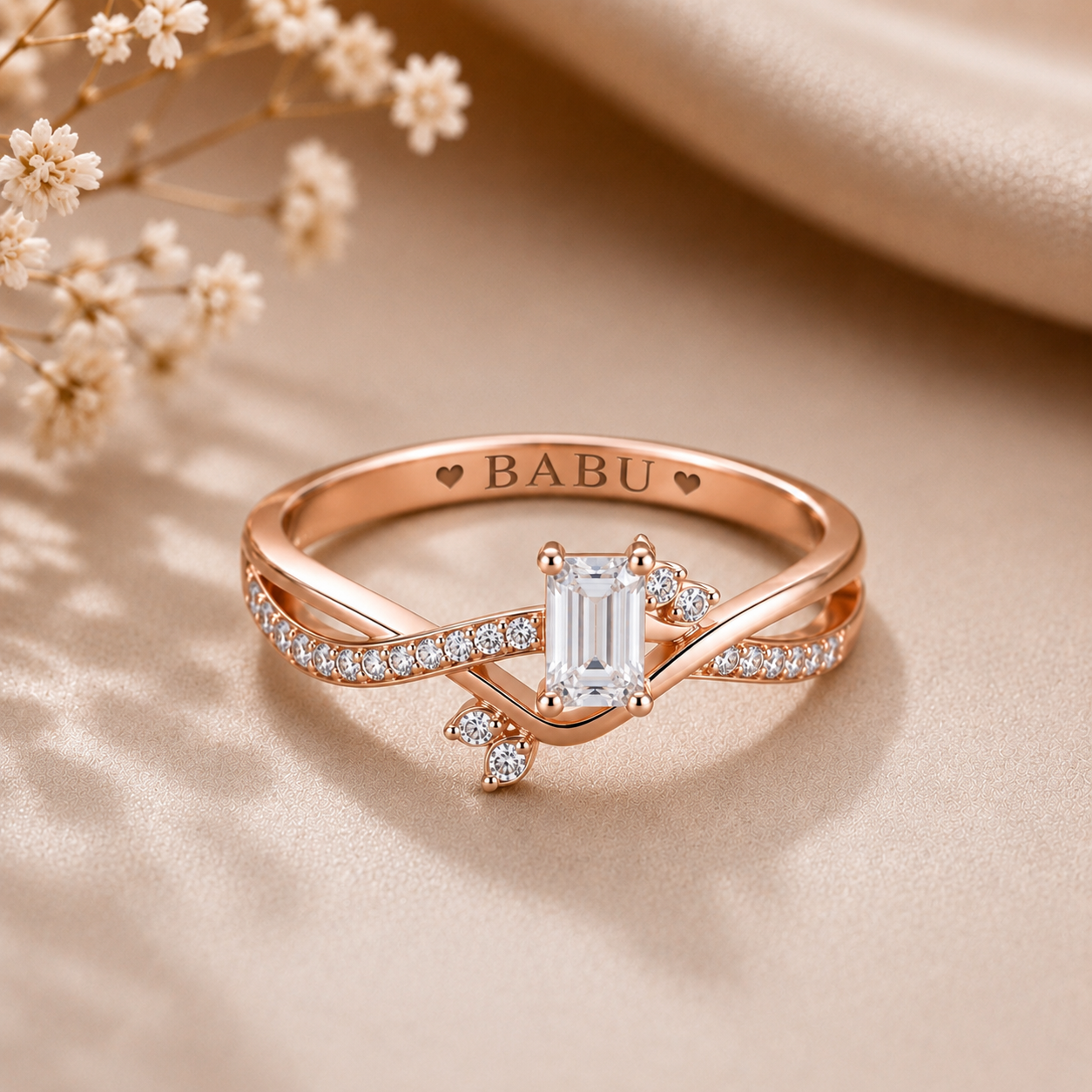 BABU Emerald Glow Ring