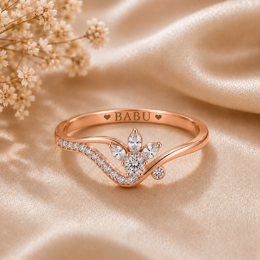 BABU Floral Grace Ring