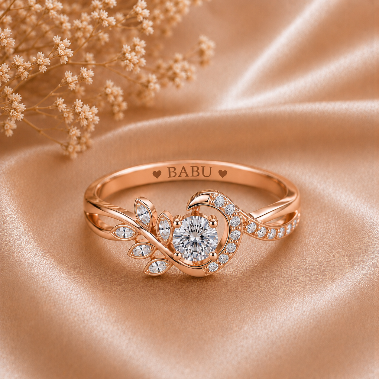 BABU Crystal Bloom Ring